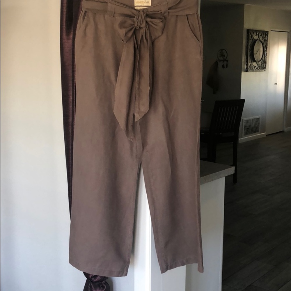 London Fog wide leg linen by Victoria’s Secret